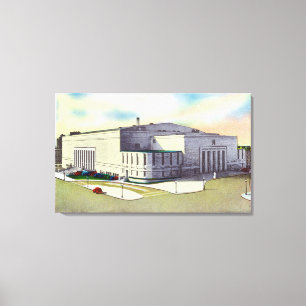 Außenansicht des Buffalo-Gedenkmals Leinwanddruck