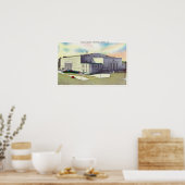 Außenansicht des Buffalo-Gedenkmals Poster (Küche)