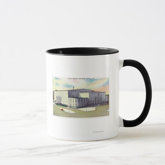 Außenansicht des Buffalo-Gedenkmals Tasse (Rechts)
