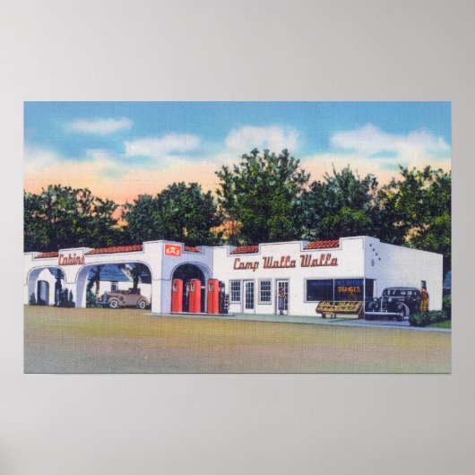 Außenansicht des Camps Walla Walla Poster (Vorne)