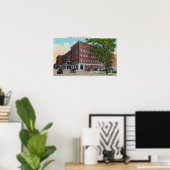Außenansicht des Carlton Hotels Poster (Heimbüro)