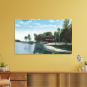 Außenansicht des Central Park Casino Leinwanddruck (Insitu (Wohnzimmer))