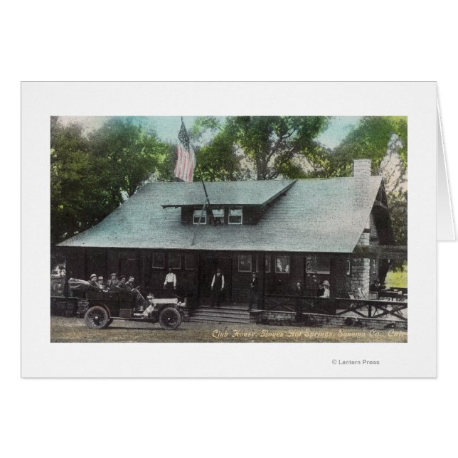 Außenansicht des Club House (Vorderseite (Horizontal))