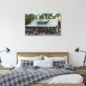 Außenansicht des Club House Leinwanddruck (Insitu (Schlafzimmer))