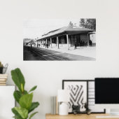 Außenansicht des Colfax-Bahnhofs Poster (Heimbüro)