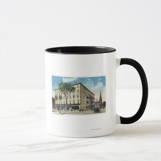 Außenansicht des De Witt Hotels Tasse (Rechts)