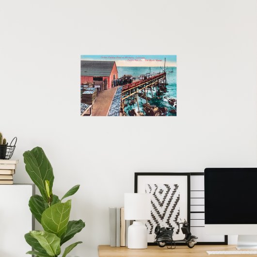 Außenansicht des Del Monte Sardine Poster (Heimbüro)