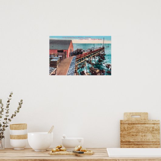 Außenansicht des Del Monte Sardine Poster (Küche)