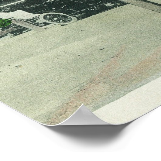 Außenansicht des Depots im südlichen Pazifik 2 Poster (Ecke)