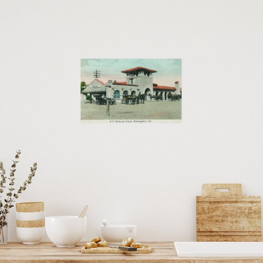 Außenansicht des Depots im südlichen Pazifik 2 Poster (Küche)