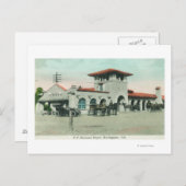 Außenansicht des Depots im südlichen Pazifik 4 Postkarte (Vorne/Hinten)