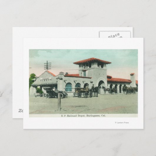 Außenansicht des Depots im südlichen Pazifik 4 Postkarte (Vorne/Hinten)