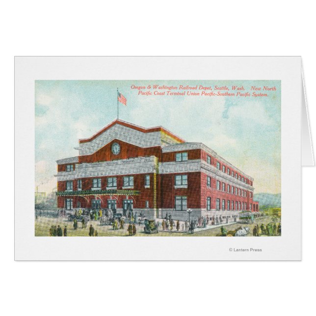 Außenansicht des Eisenbahnlagers OR-WA (Vorderseite (Horizontal))