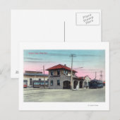 Außenansicht des Elektrischen DepotsNapa, CA Postkarte (Vorne/Hinten)