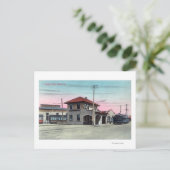 Außenansicht des Elektrischen DepotsNapa, CA Postkarte (Stehend Vorderseite)