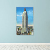 Außenansicht des Empire State Bldg Leinwanddruck (Insitu (Holzboden))