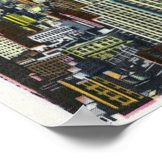 Außenansicht des Empire State Bldg Poster (Ecke)