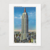 Außenansicht des Empire State Bldg Postkarte (Vorderseite)