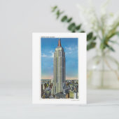 Außenansicht des Empire State Bldg Postkarte (Stehend Vorderseite)