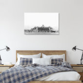 Außenansicht des Flughafens Seattle-Tacoma Leinwanddruck (Insitu (Schlafzimmer))