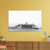 Außenansicht des Flughafens Seattle-Tacoma Leinwanddruck (Insitu (Wohnzimmer))