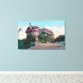 Außenansicht des FM Borax Smith Residenz Leinwanddruck (Insitu (Holzboden))