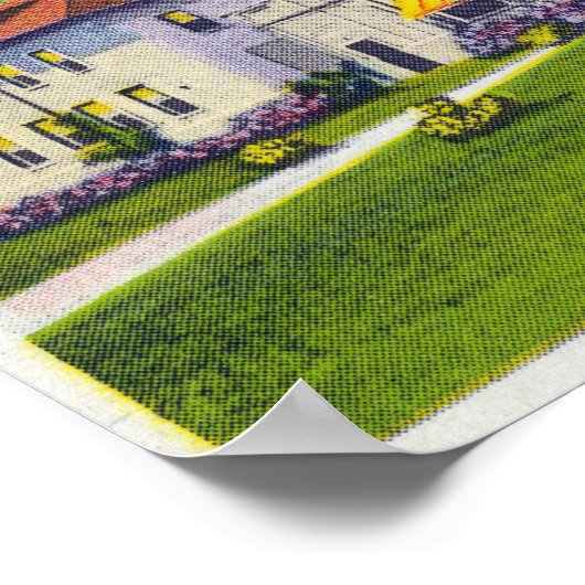 Außenansicht des Fort William Henry Hotel Poster (Ecke)