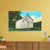 Außenansicht des Freeman House Leinwanddruck (Insitu (Wohnzimmer))