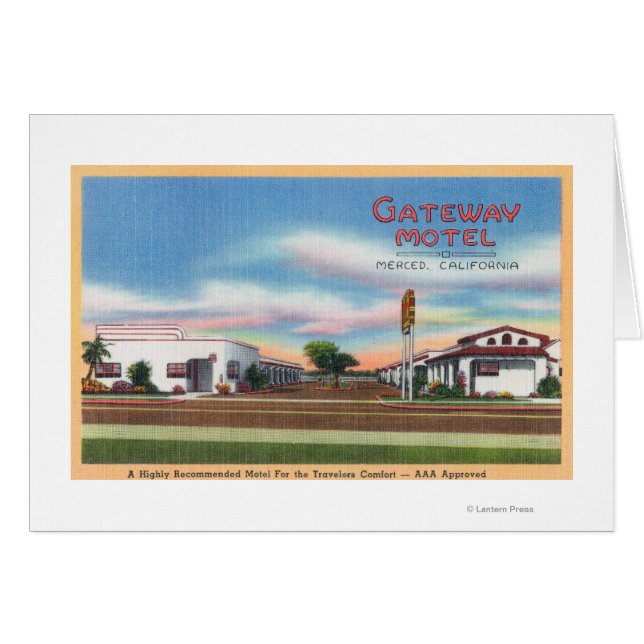 Außenansicht des Gateway MotelMerced, CA (Vorderseite (Horizontal))