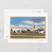 Außenansicht des Gateway MotelMerced, CA Postkarte (Vorne/Hinten)