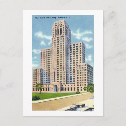 Außenansicht des Gebäude "Gov Smith Office" Postkarte (Vorderseite)