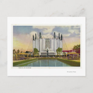 Außenansicht des Gebäude Reise Postkarte