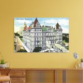 Außenansicht des Gebäude Staat Hauptstadt # Leinwanddruck (Insitu (Wohnzimmer))