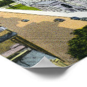 Außenansicht des Gebäude Staat Hauptstadt # Poster (Ecke)