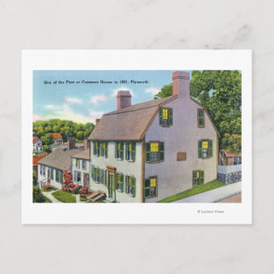 Außenansicht des gemeinsamen Hauses Postkarte