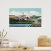 Außenansicht des George Palmer Lumber Co Poster (Küche)