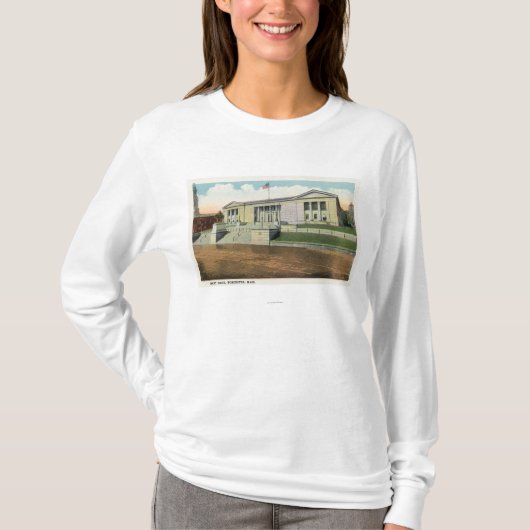 Außenansicht des Gerichtsgebäudes T-Shirt (Vorderseite)