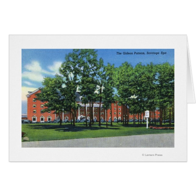 Außenansicht des Gideon Putnam, Saratoga (Vorderseite (Horizontal))