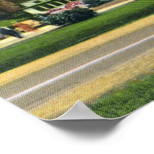 Außenansicht des Glen House Poster (Ecke)