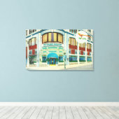 Außenansicht des Goldenen Fasans Leinwanddruck (Insitu (Holzboden))