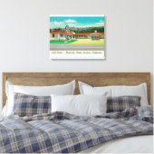 Außenansicht des Golf Motels, Montecito Leinwanddruck (Insitu (Schlafzimmer))
