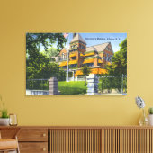 Außenansicht des Gouverneurshauses Leinwanddruck (Insitu (Wohnzimmer))