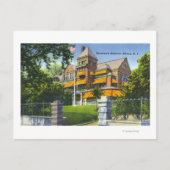 Außenansicht des Gouverneurshauses Postkarte (Vorderseite)