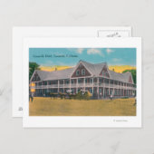 Außenansicht des Greenville Hotels Postkarte (Vorne/Hinten)