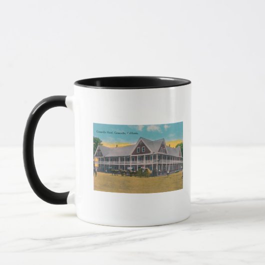 Außenansicht des Greenville Hotels Tasse (Links)