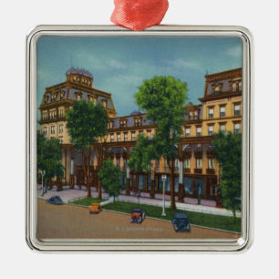 Außenansicht des großartigen Gewerkschafts-Hotel Silbernes Ornament