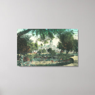 Außenansicht des Halbinsel-Hotels Leinwanddruck