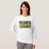 Außenansicht des Halls der Frühlinge T-Shirt (Vorne ganz)