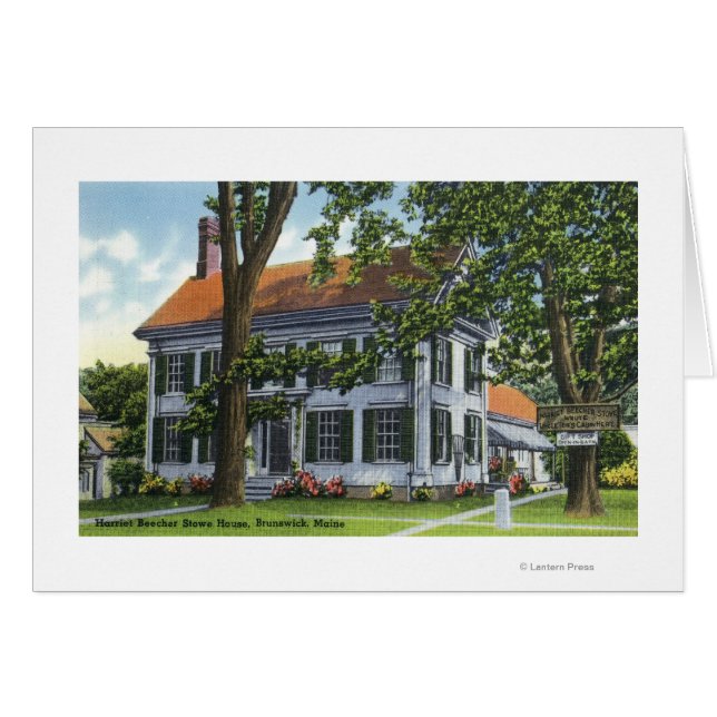 Außenansicht des Harriet Beecher Stowe House (Vorderseite (Horizontal))