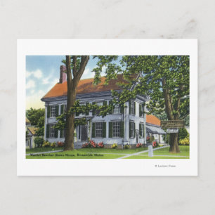 Außenansicht des Harriet Beecher Stowe House Postkarte